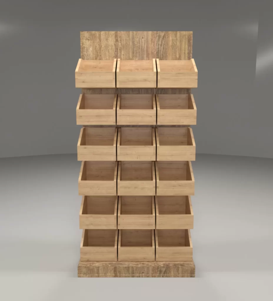 ستاند حائطي عطارة - ارفف السوبر ماركت