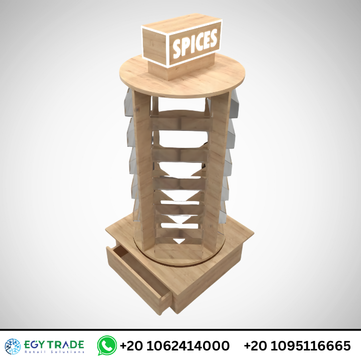 ارفف عرض السوبر ماركت ايجي تريد