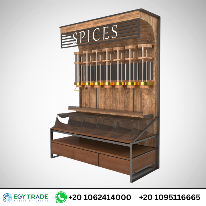 ارفف عرض السوبر ماركت ايجي تريد