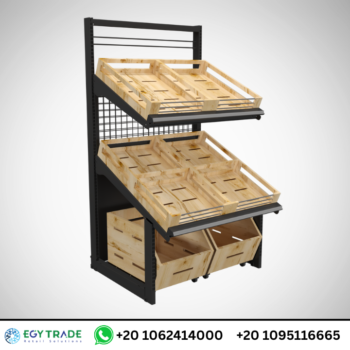 ارفف عرض السوبر ماركت ايجي تريد