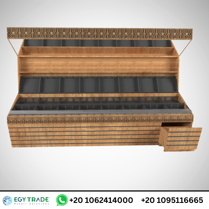 ارفف عرض السوبر ماركت ايجي تريد