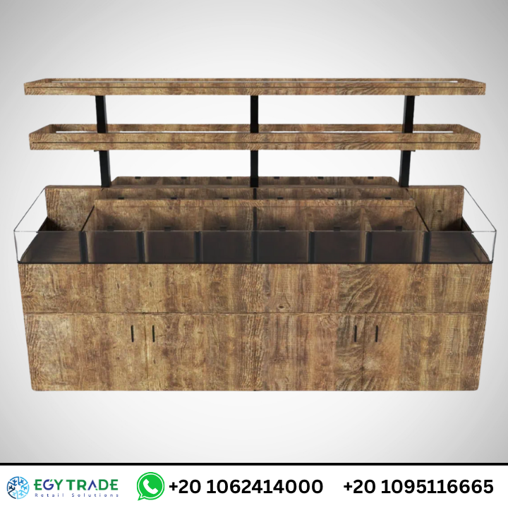 ارفف عرض السوبر ماركت ايجي تريد